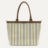 The Lightweight Zip Tote - Sunbeam Market Stripe